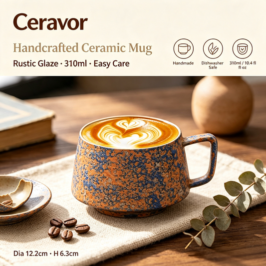 Ceravor Rustic Glaze Handcrafted Ceramic Mug