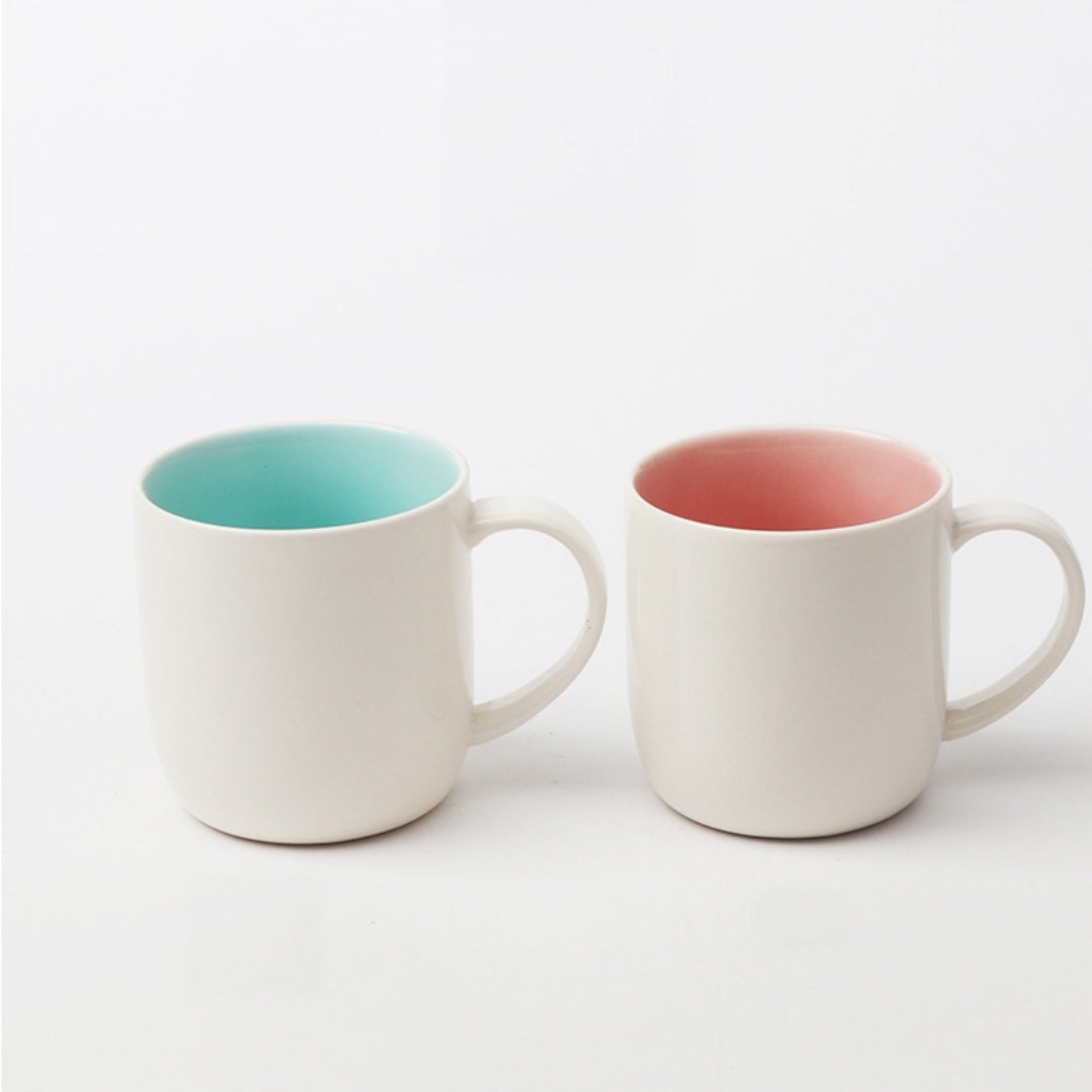 Ceravor Pastel Interior Ceramic Coffee Mug - 360ml