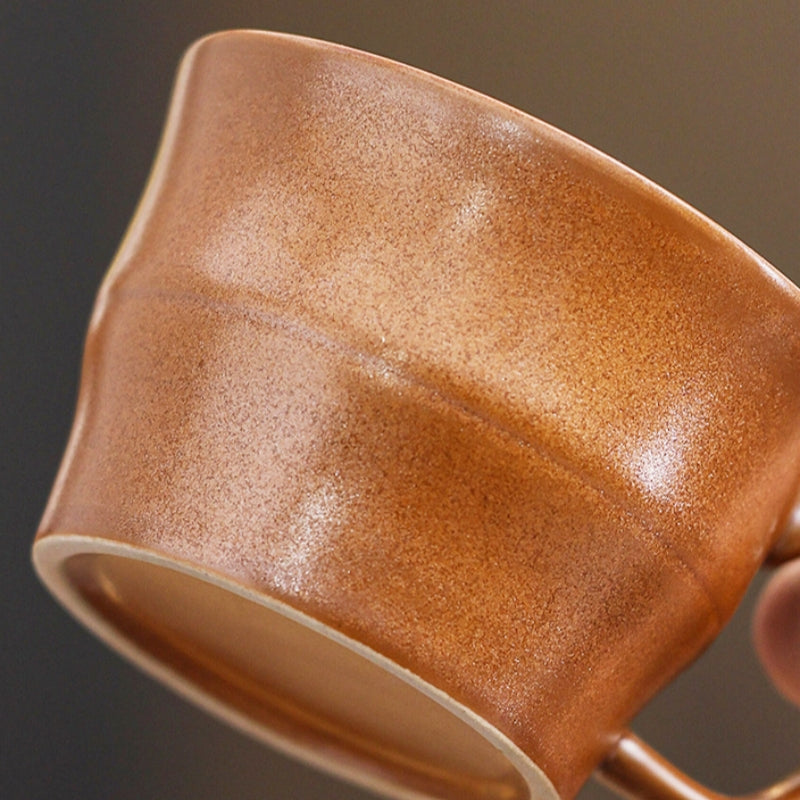 Rustic Stoneware Coffee Cup