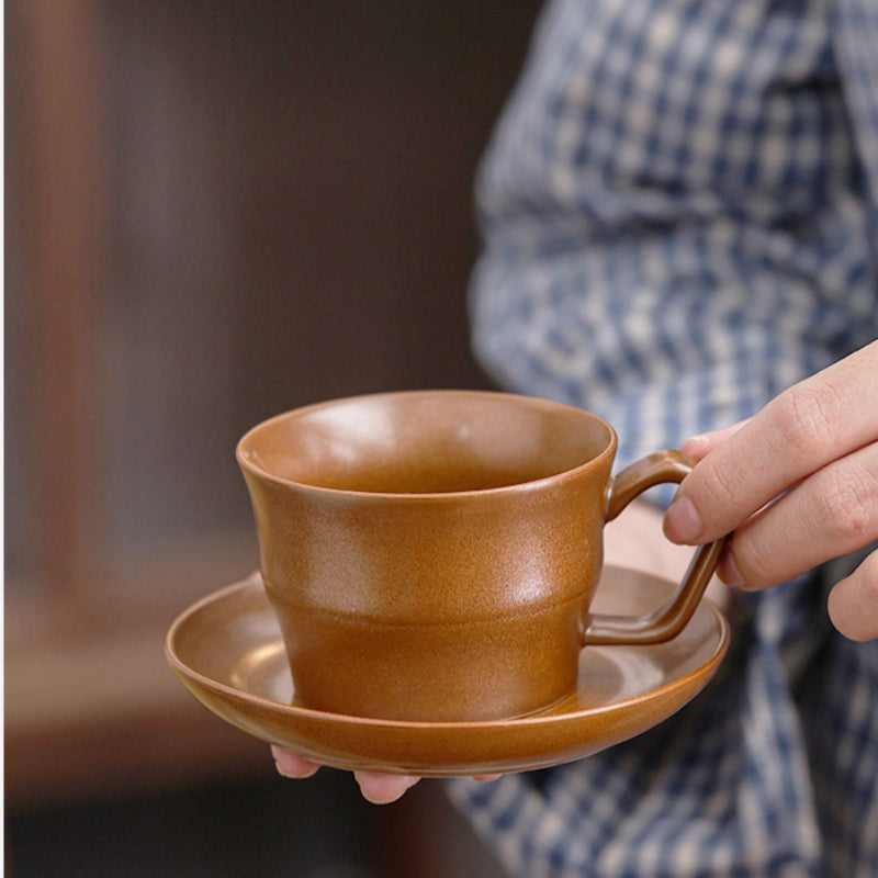 Rustic Stoneware Coffee Cup