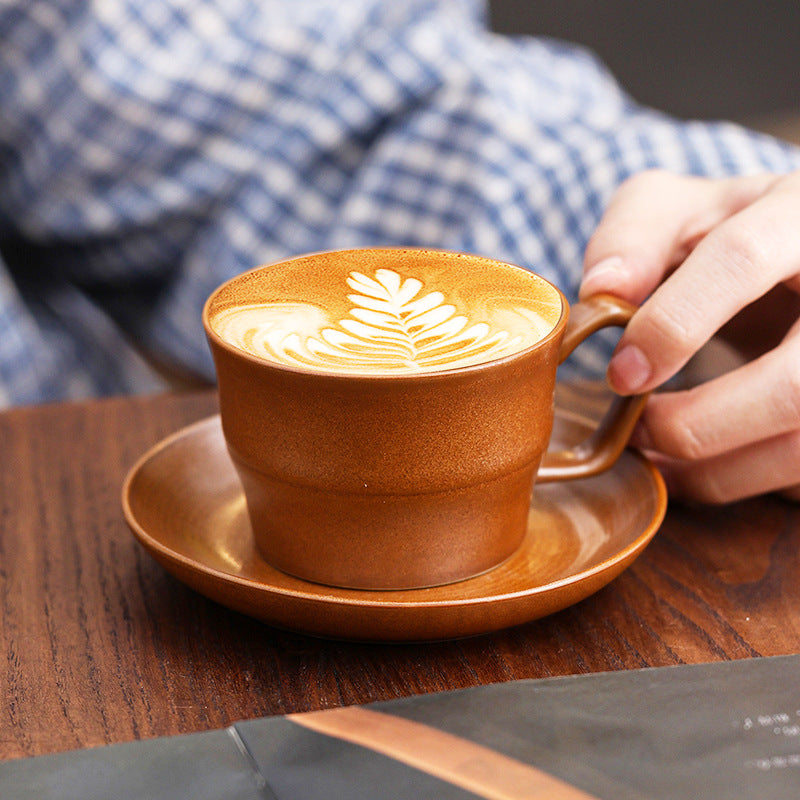 Rustic Stoneware Coffee Cup