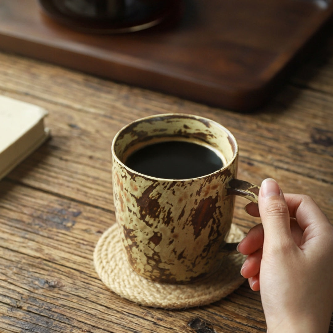 Ceravor Rustic Speckled Matte Ceramic Coffee Mug - 350ml