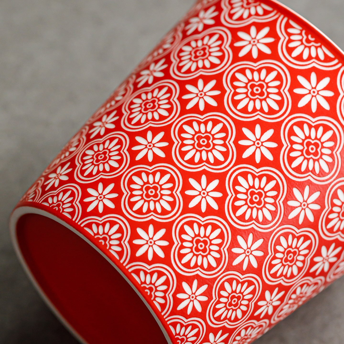 Traditional Treasure‑Pattern Ceramic Coffee Cup