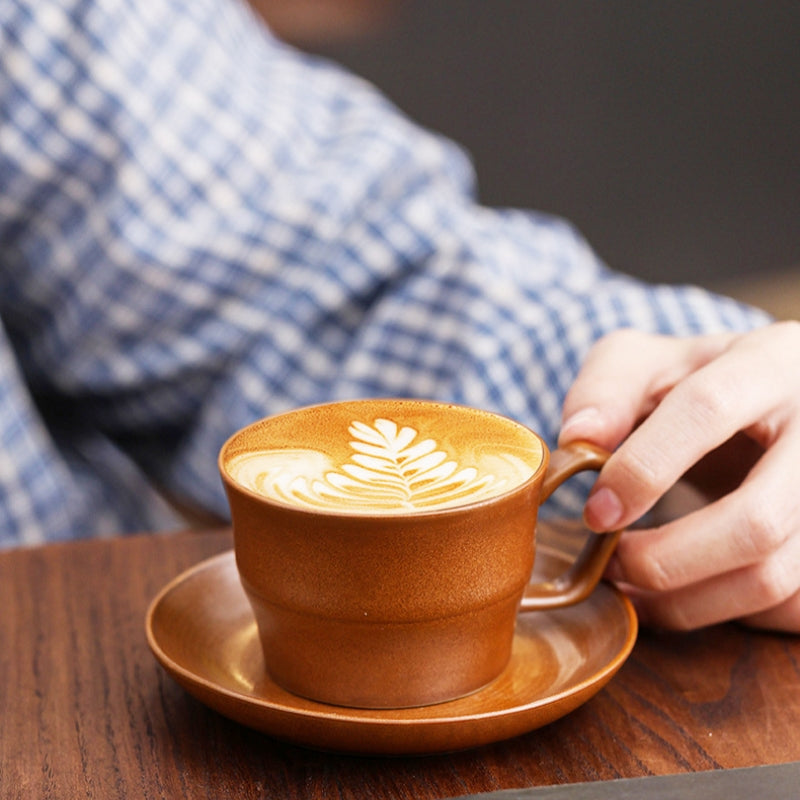 Rustic Stoneware Coffee Cup