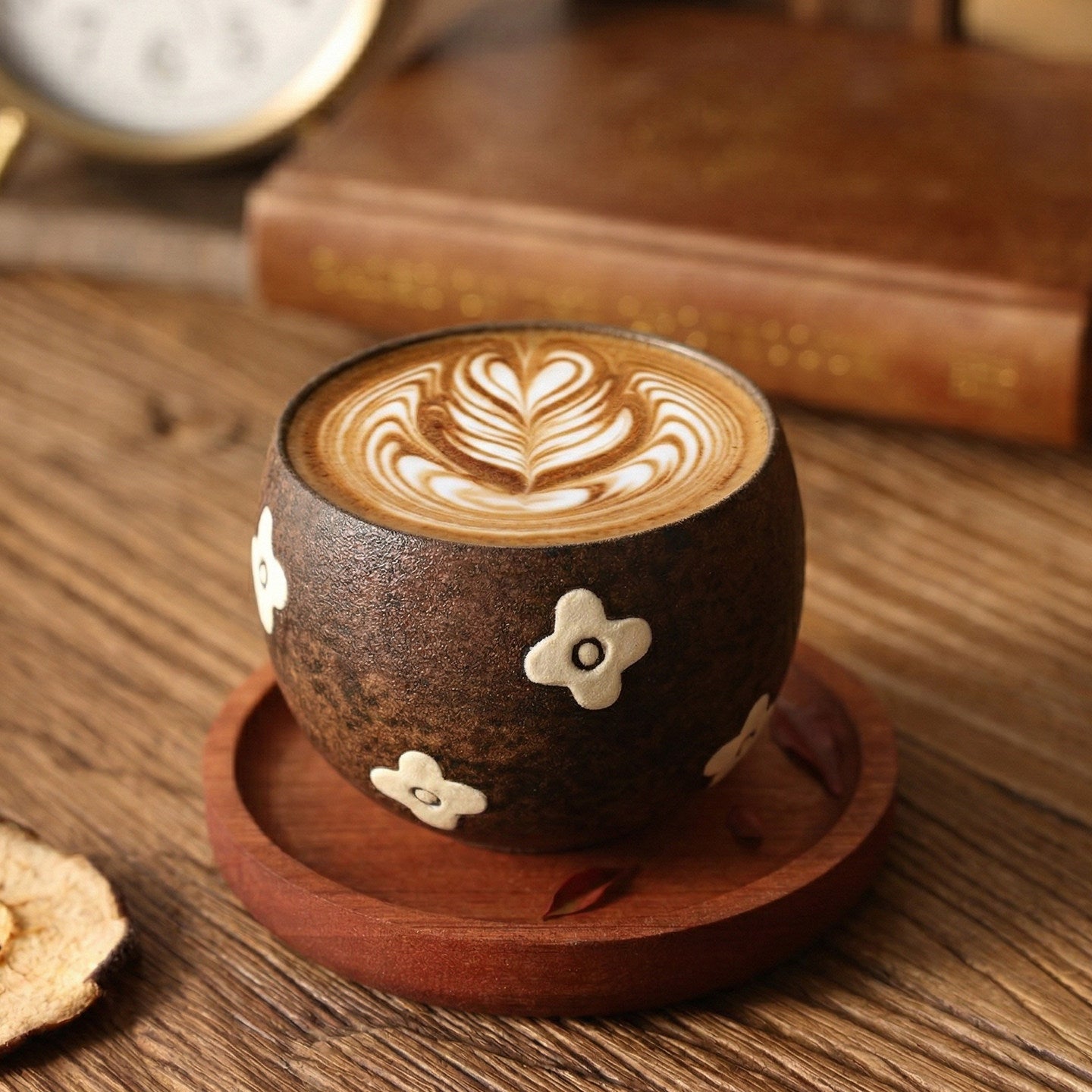 300ml Handmade Floral Ceramic Coffee Cup | Ceravor